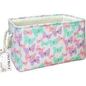 Rectangular Laundry Basket Nursery Storage Fabric Storage Bin Storage